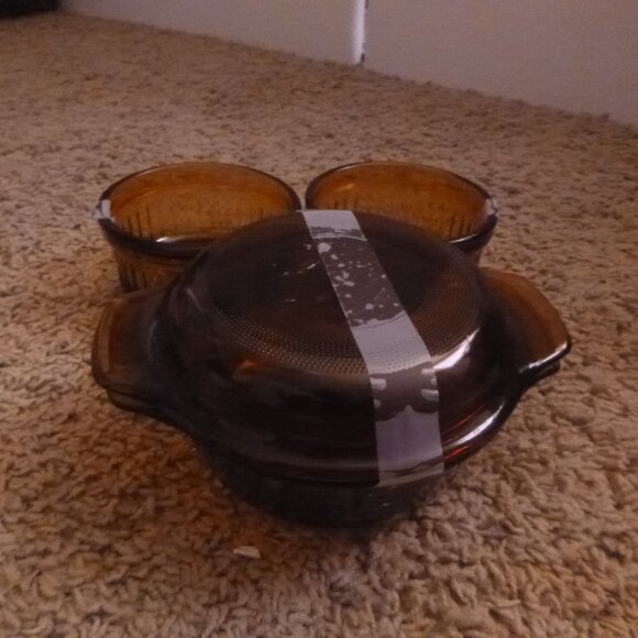 Anchor Hocking Casserole Dish Fire King Bowl & Lid - Picture 1 of 11